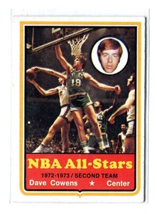 1973-74 Topps Dave Cowens AS #40 HOF CELTICS (See Scans For Condition) a