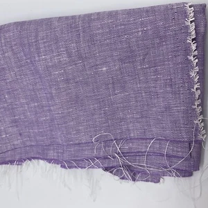 100% Irish Linen Fabric craft sample Purple 60 X 10” AN3802 - Picture 1 of 7