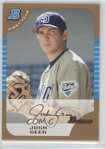 2005 Bowman Draft Gold Josh Geer #BDP82 Rookie RC