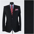 Mens H&M Blazer 38R UK Size Black Sport Coat Jacket