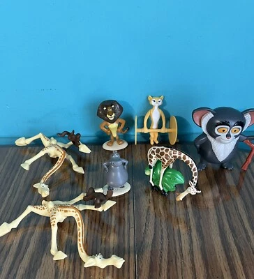 6 figuras de juguete de Madagascar Alex, Melman, Gloria, Gia y Maurice A-6 Foto 1 de 4