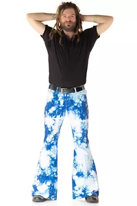 Comycom Pantalone Uomo Batik Batik Blu Bianco - Foto 1 di 9