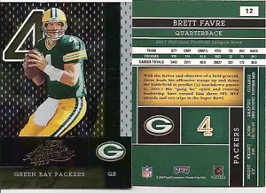 2002 BRETT FAVRE PLAYOFF ABSOLUTE # 12 , MINT LOT OF 5 CARDS !! - Picture 1 of 1