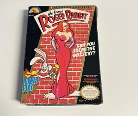 Who Framed Roger Rabbit Nintendo NES Video Game CIB Complete Tested
