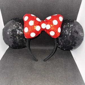 Mickey & Friends - Orejas de Minnie Mouse con lentejuelas - Ajuste adulto - Imagen 1 de 2