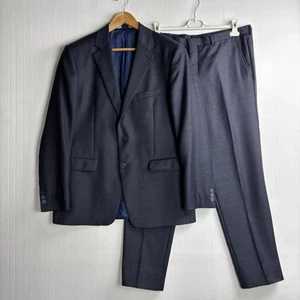 Traje de Vestido Clásico KENZO Paris K Fit Para Hombre Azul Marino Mezcla de Lana Talla 52 - Imagen 1 de 11