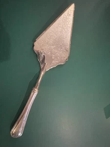 Princess house silver plate cake server paisley design wedding birthday Italy - Picture 1 of 11
