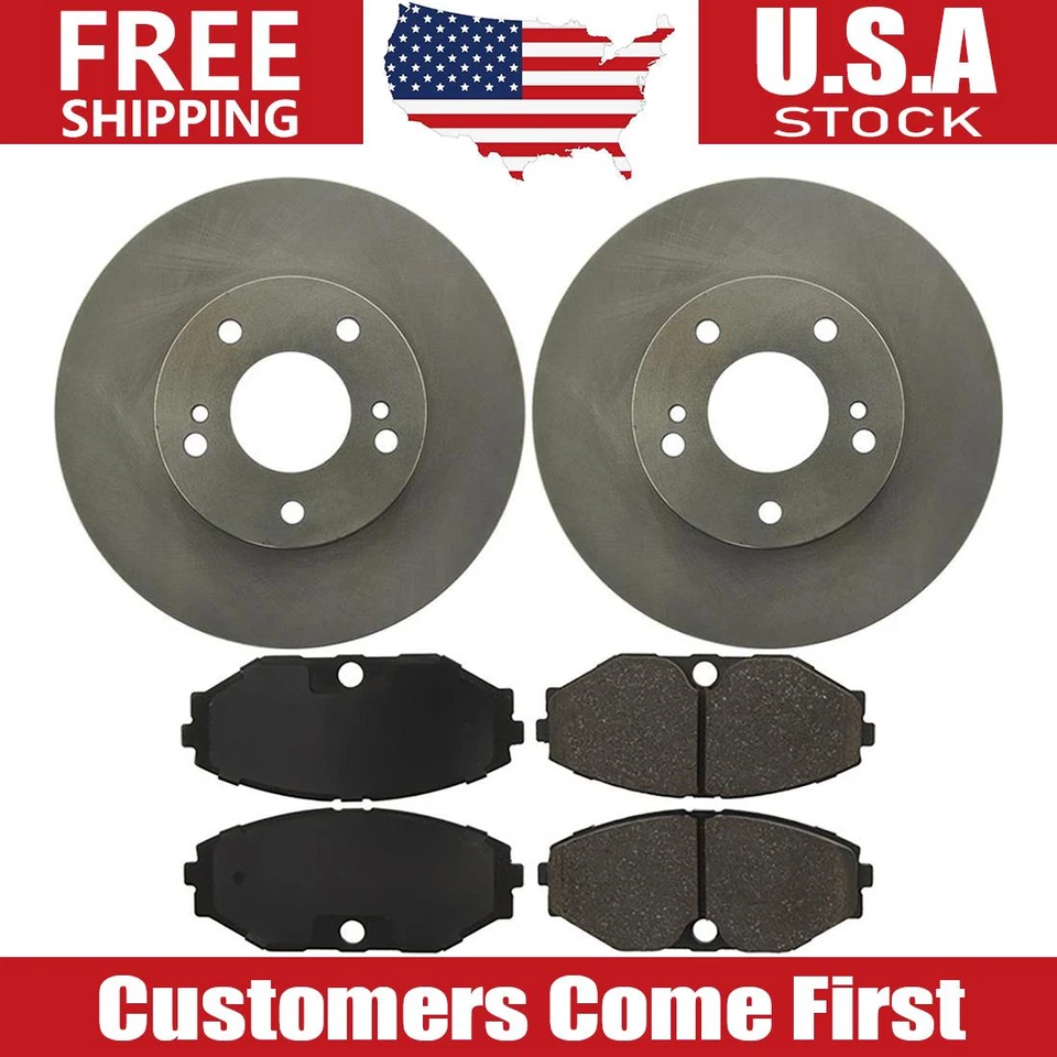 Rotores de freno delanteros + pastillas de freno de cerámica para 1990 - 1993 1994 1995 INFINITI Q45 Foto 1 de 4