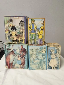 Vintage Sam'l Gabriel Söhne Märchen Stapeln Nistblöcke illustriert - Bild 1 von 6