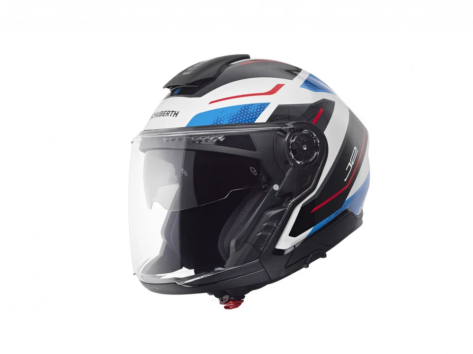 Schuberth J2 Sigma Blue Motorradhelm (Weiß/Blau/Schwarz/Rot) Gr XXL (63)