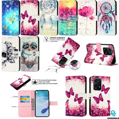 For Huawei P80 Nova 14 Honor 400 Lite 400 Case 3D Pattern Wallet Case Flip Cover - Image 1 of 4