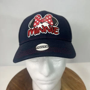 Disney Minnie Mouse Red Polka Dot Now Embroidered Youth Adjustable Hat. NWT - Picture 1 of 7
