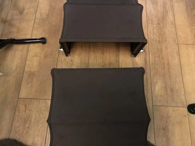 Cochecito de entrenador de muñecas Silver Cross Oberon CAPUCHAS MARRONES GEMELAS DE COLECCIÓN Foto 1 de 4