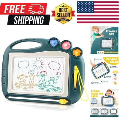 Tablero de dibujo magnético, juguetes para niños pequeños de 1 2 3 años niños niñas, bloc de dibujo, bi... Foto 1 de 4