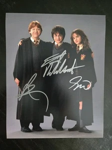NEW SIGNED l Radcliffe,Watson, Grint, Harry Potter/ COA PLEASE READ DESCRIPTION - Picture 1 of 1