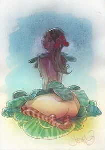 YANNICK CORBOZ  - Tavola originale Pinup n.3 - Picture 1 of 1