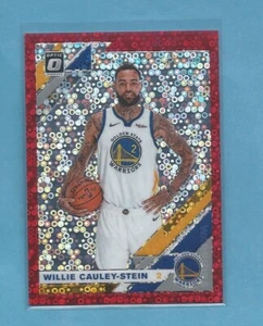 Willie Cauley-Stein 2019-20 Optic Fast Break Red Prizm 21/85 , #48 Warriors - Picture 1 of 2