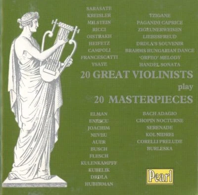 20 Great Violinists plays 20 Masterpieces (CD, Pearl, 1994) - Image 1 of 2