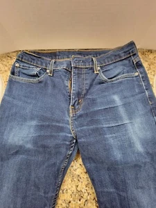 Levis 502 Jeans Mens 32x32 Blue Straight Leg - Picture 1 of 5