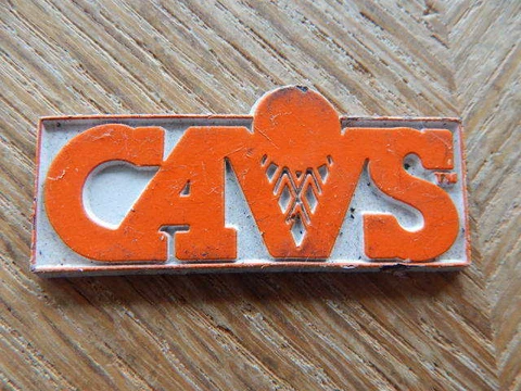 Vintage 1980s Cleveland Cavs NBA Basketball Rubber Sports Logo Magnet-RARE! Cover