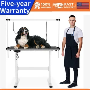 46" Electric Dog Grooming Table Heavy Duty Dog Grooming Table w/PVC Non-Slid Mat - Picture 1 of 9