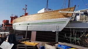 Hausboot, Motorboot, Wohnschiff, 16m lang, 4,20m breit, - Bild 1 von 24