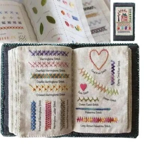 DIY Stitch Book Essentials Embroiderers Stitch Book Embroidery Sewing Book N8 - Picture 1 of 14