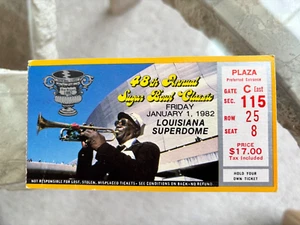 🔥🔥RARE 1982 Sugar Bowl Georgia v Pittsburgh Pitt Ticket Stub Dan Marino!🔥🔥 - Picture 1 of 2