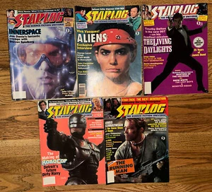 Lot Of 5 Issues Vintage - STARLOG MAGAZINE 1980s Movies Cinema Sci Fi - Picture 1 of 1