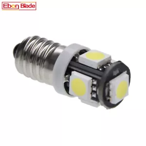 2x Cold White E10 Led Lamp Flashlight Replacement Bulb Torches Light 3V 2 D Cell - Picture 1 of 8