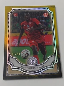2018-19 Topps Museum Collection Bundesliga Gold /50 #13 Jean-Philippe Mateta RC - Picture 1 of 1