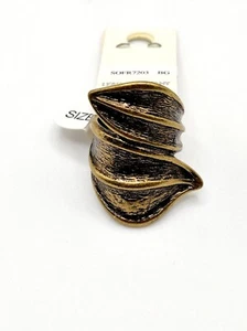 Mia Collection Kim Min Sun~ Fashion Chunky Ring ~Leaf Design~ Size 6 - Picture 1 of 4