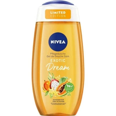 €19.30/L - 6x Nivea women shower gel "exotic dream-pomegranate fragrance" - 250ml - Image 1 of 2