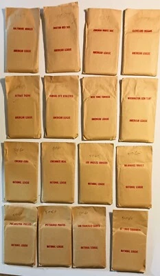 APBA Baseball Game Cards 1960 Edition/1959 Season 16 Teams ORIGINAL Used - Image 1 of 4