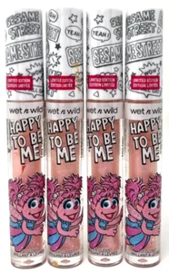 (4) Wet N Wild x Sesame Street Happy To Be Me Lip Gloss 1115671 - Fairy Tales - Picture 1 of 3