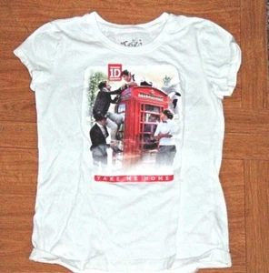 JUSTICE BRAND YOUTH GIRL "BELIEVE IN YOURSELF" WHITE T SHIRT  SIZE 8 CAP SLEEVE - Picture 1 of 4