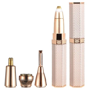 Women's Painless Electric Eyebrow Trimmer Facial Hair Remover Epilator Trimmer - Imagen 1 de 12