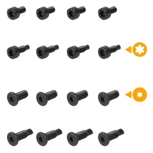Viti nuove 16 pz viti campanello acciaio al carbonio nero ricambio - Foto 1 di 4