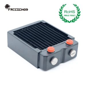 Radiador de cobre FreezeMod 120 mm G1/4" 45 mm de espesor para refrigeración por agua PC TSRP-HP45 - Imagen 1 de 10