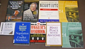 Negotiation Skills Techniques 9 Book Lot Negotiate Interpersonal Communication - Picture 1 of 3