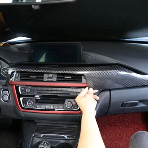 Tablero de instrumentos interior de carbono seco para BMW Serie 3 F30 F34 2014-2018 - Imagen 1 de 9