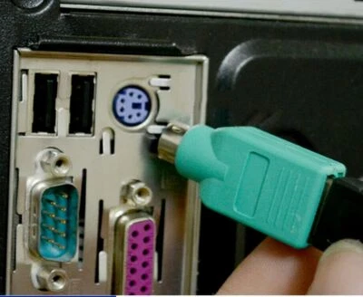 Adaptateur Clavier & Souris PS/2 Mâle vers USB Femelle Type A - Neuf Windows ps2 - Immagine 1 di 2