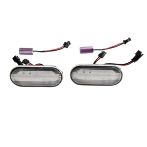 COPPIA FRECCE LATERALI FRECCE PER VW GOLF MK4 PASSAT POLO JETTA SHARAN FORD CHIARE - Foto 1 di 6