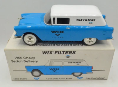 SPEC CAST LIBERTY CLASSICS WIX FILTERS 1955 CHEVY SEDAN DEL. DIECAST in ORIG BOX - Image 1 of 4