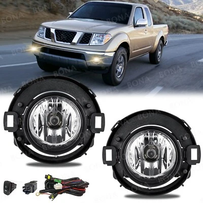 Par de luces antiniebla + cableado para Nissan Frontier 2005-2015 Xterra 2010-2019 Foto 1 de 4