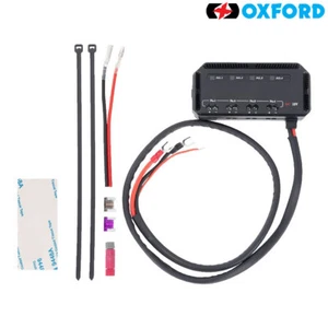 Oxford Motorcycle 12V Junction Box With Fused Power Outlets Motorbike EL112 - Picture 1 of 8