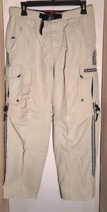 Abercrombie And Fitch Nylon Pants - Zip Off To Shorts - Mens Size M - Vintage - Picture 1 of 6