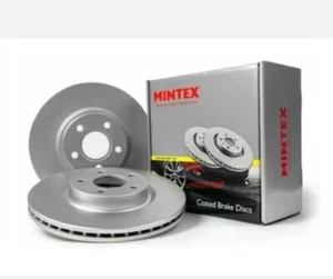 Front Brake Discs Set L/R Fits NISSAN 180 200 ALMERA PRIMERA Mintex MDC1080C - Picture 1 of 1