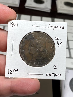 Argentina 2 centavos 1891 Foto 1 de 2