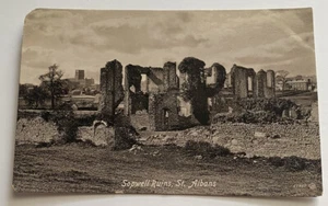 Vintage RPPC Postcard ~ Sopwell Ruins, Valentine's Series ~ St Albans England UK - Picture 1 of 2